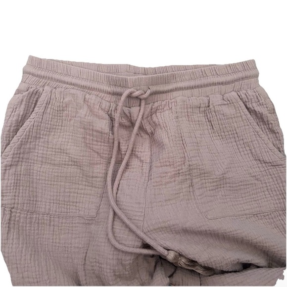 Mia & Tess Women’s Beige Lounge Pants With Pockets Size Medium - Picture 2 of 3